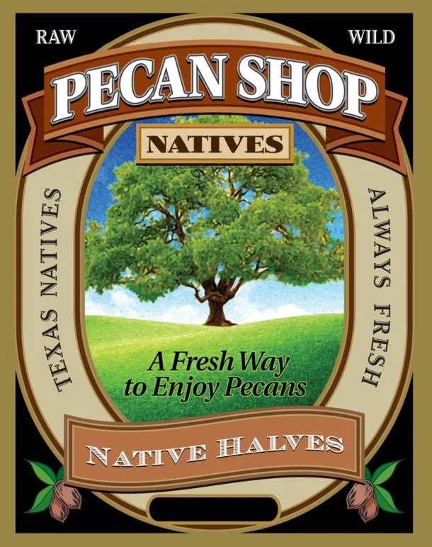 Pecan Halves, Unsprayed Raw Wild-Harvested 30 lb U890