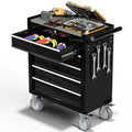 4-Drawer Black Rolling Tool Chest with Wheels L99024