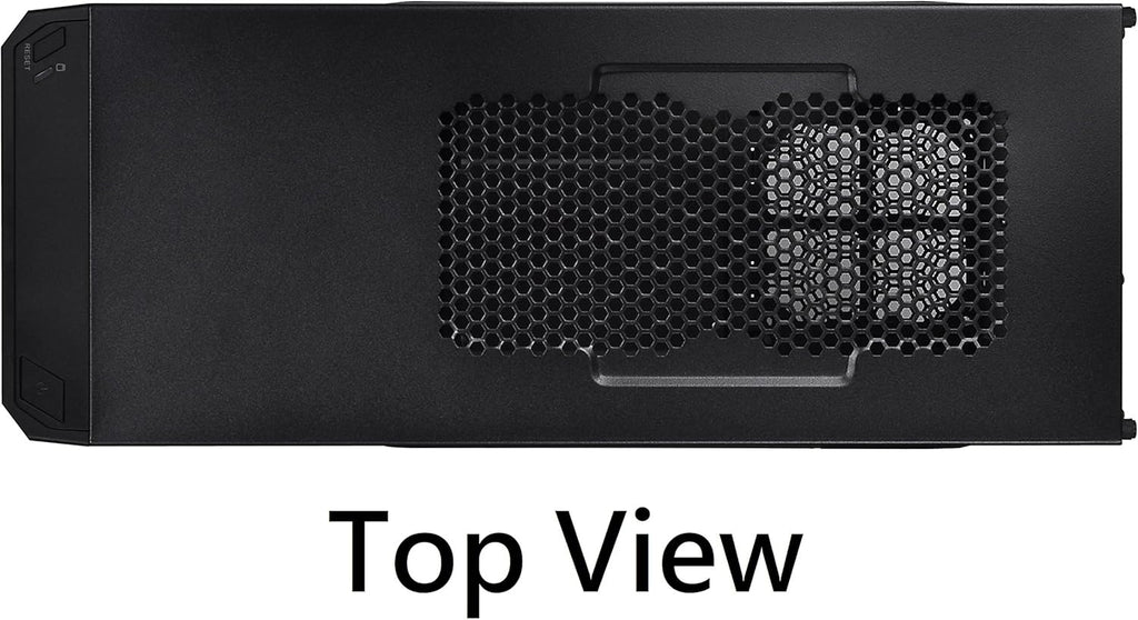 Black SPCC ATX Mid Tower Computer Chassis X208797