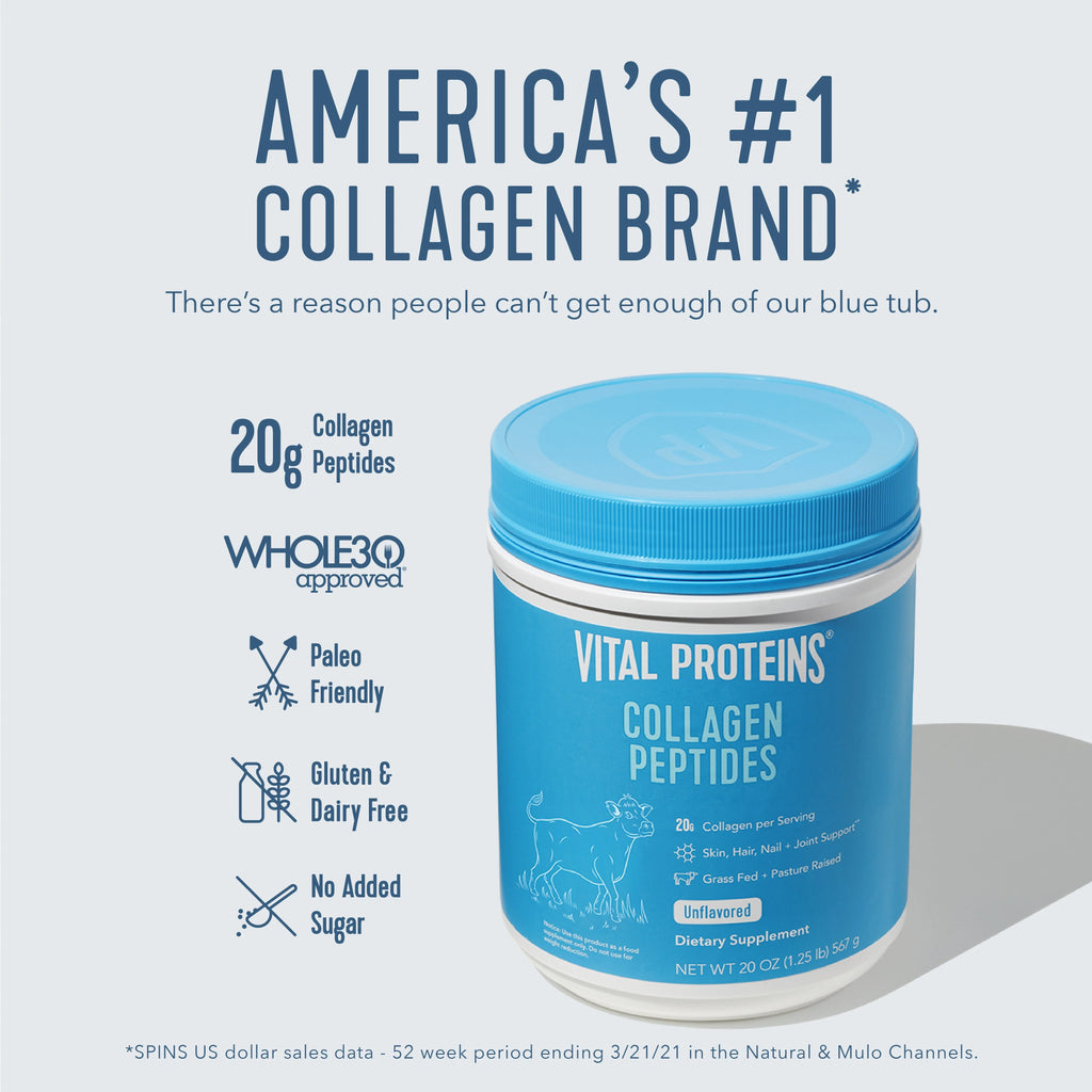 Collagen Peptides Supplement Powder, 7.37 oz R8433