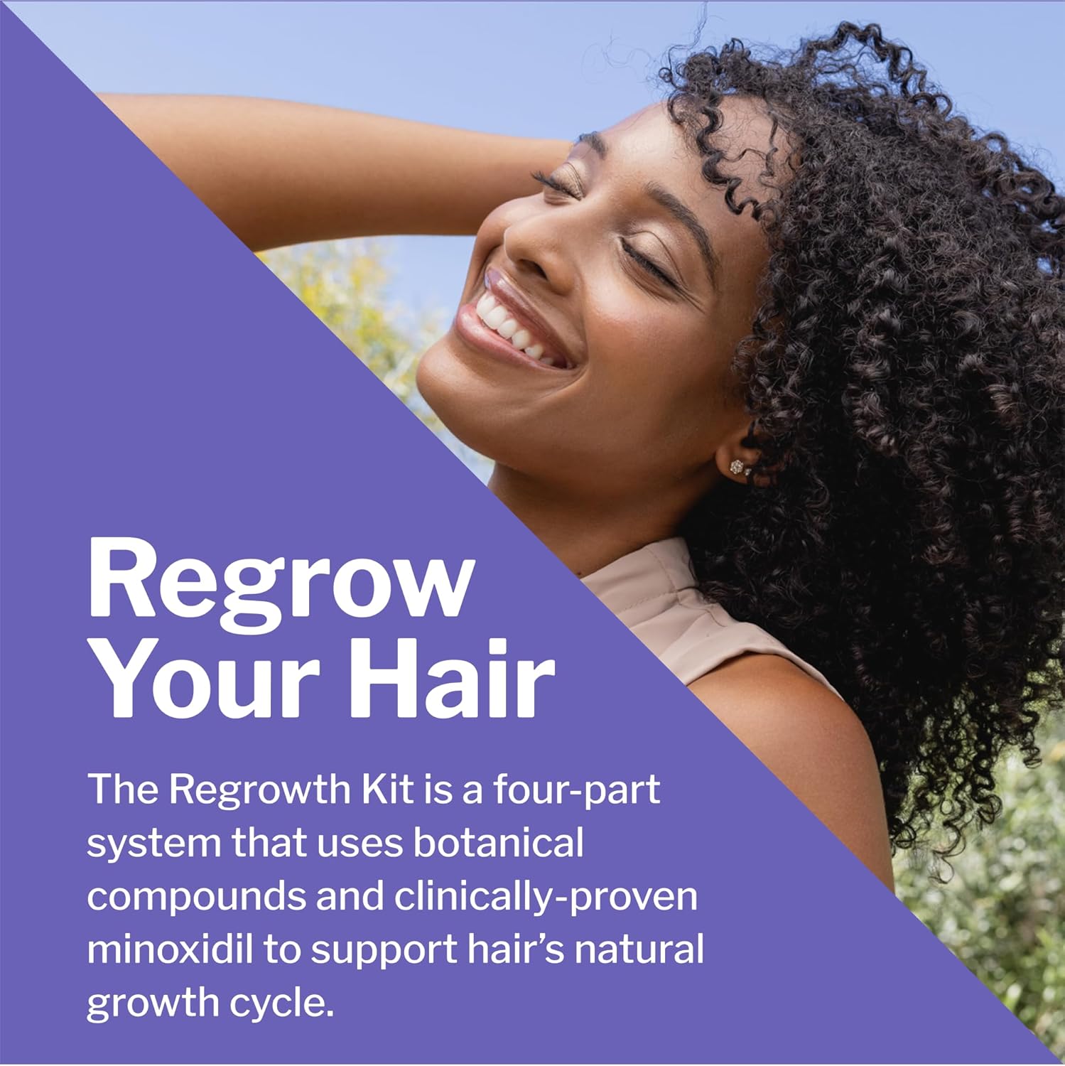 Women's Regrowth Kit: Shampoo, Conditioner, 2% Minoxidil, Leave-In Foamer U381747