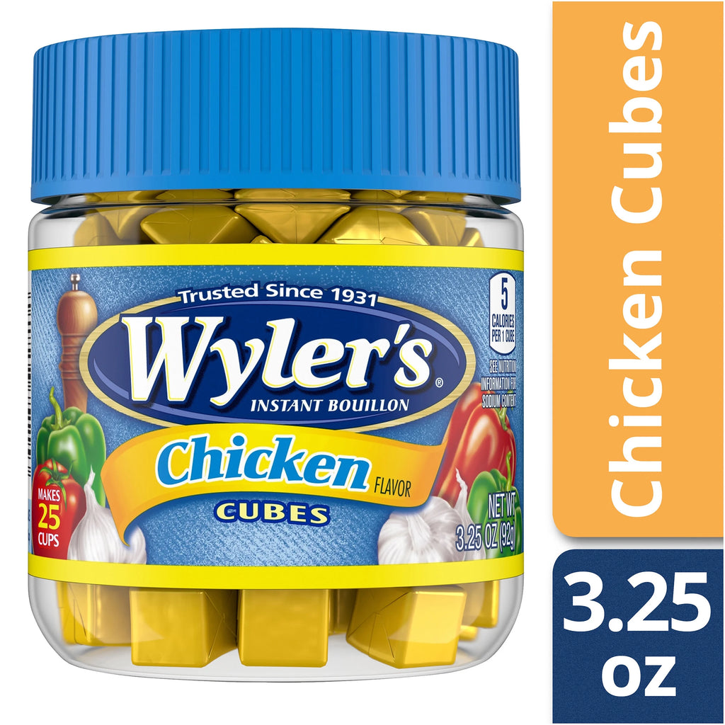 Chicken Instant Bouillon Cubes, 3.25 oz (3-Pack) G521918