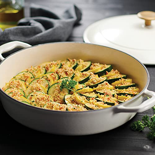 Enameled Cast Iron Covered Braiser 4-Quart M4545