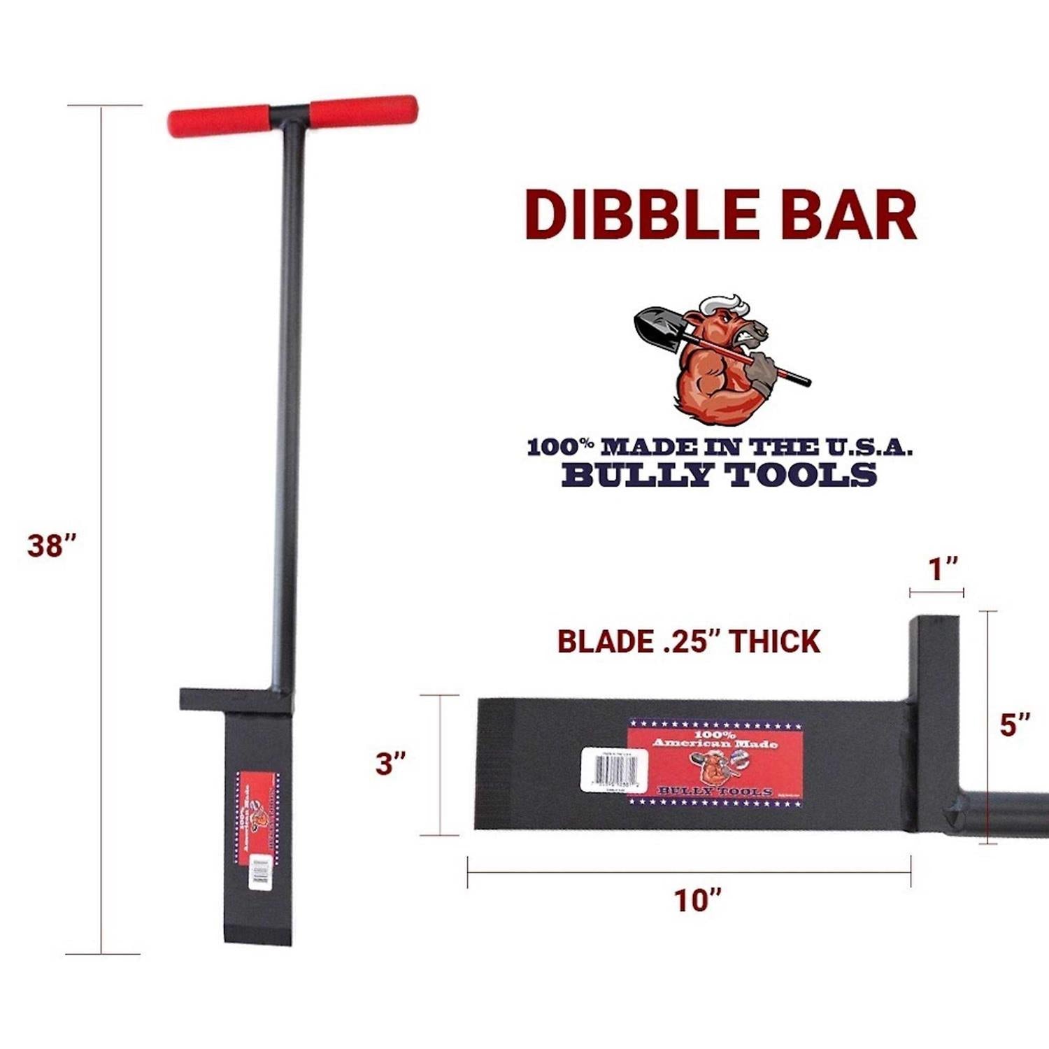 Steel T-Style Dibble Bar Z688