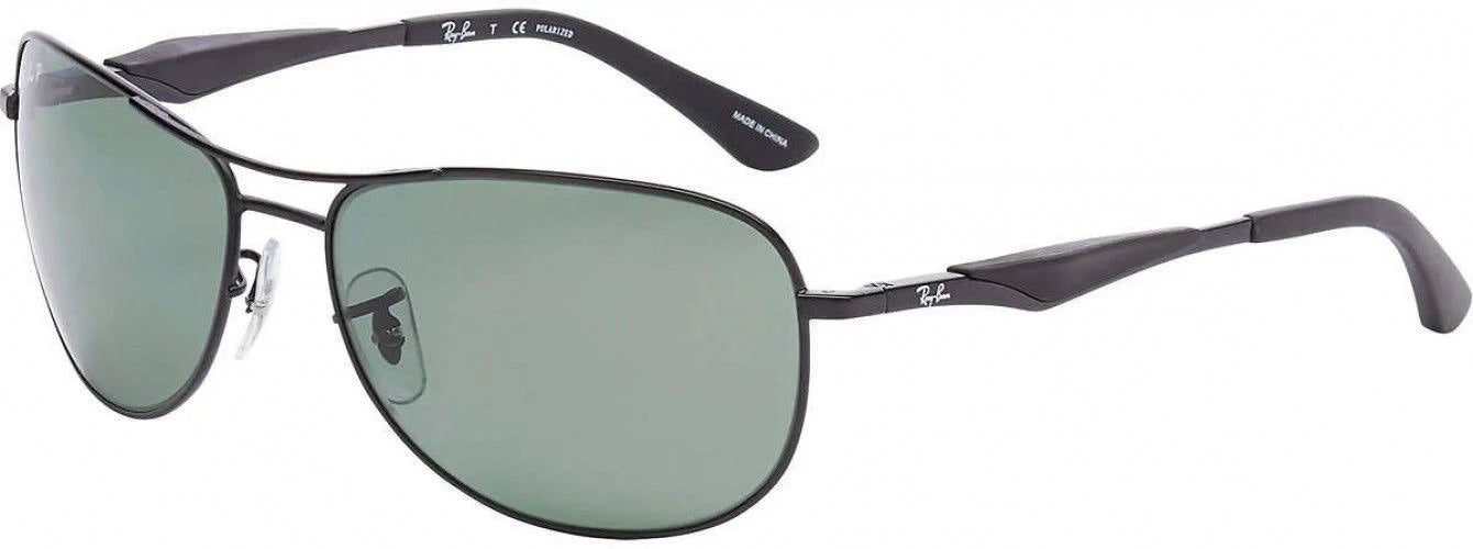 Matte Black Metal Sunglasses Y782