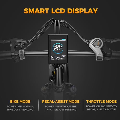 1400W Peak Motor 30MPH Max Speed 624WH Removable Battery Full Suspension 20'' Fat Tire Foldable Ebike X5964
