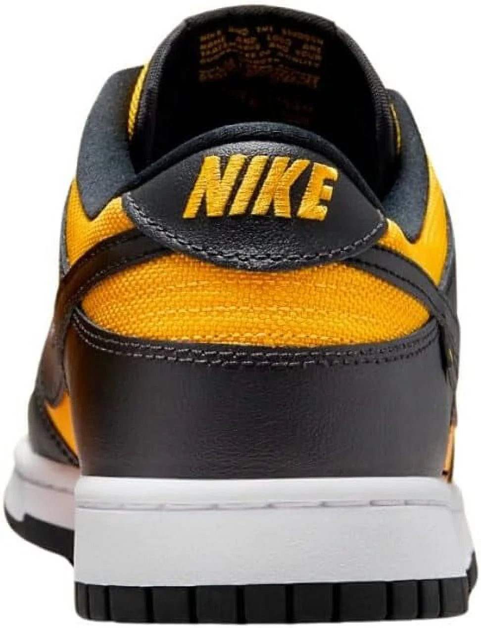 Black University Gold White Low Top Sneakers S306416