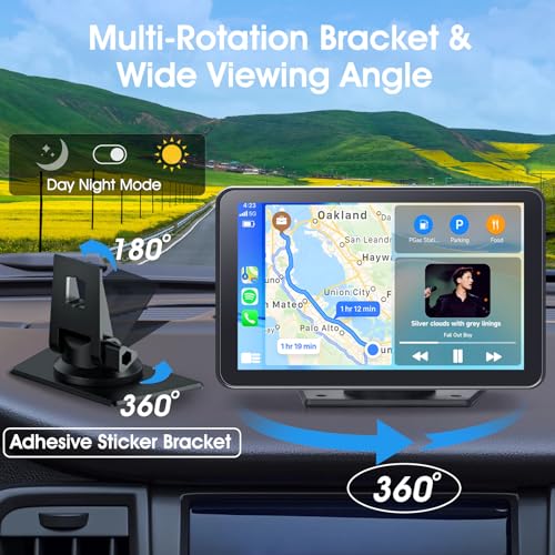 7" HD Touchscreen Car Stereo with Backup Camera W38474