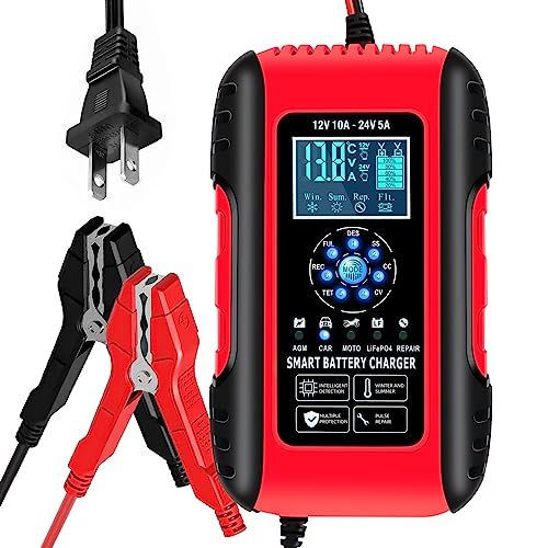 10A 12/24V Car Battery Charger V184