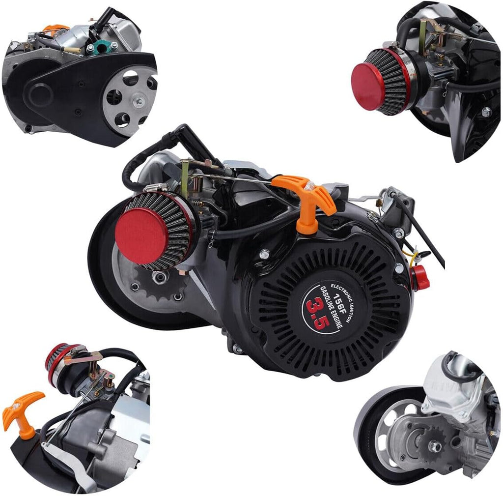 4 Stroke 100cc Single Cylinder Motor Engine Gas Motorized Bicycle DIY Kit 3HP Z40978