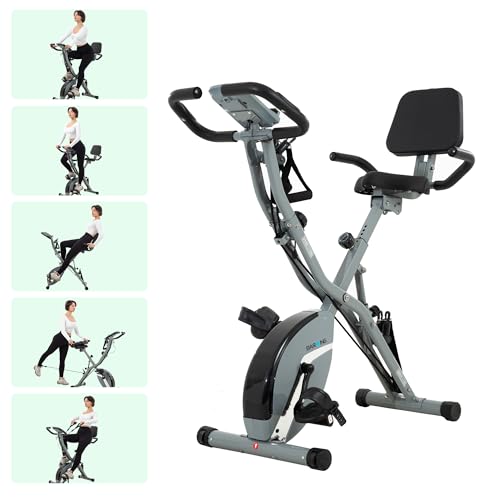 5 IN 1 Foldable Indoor Cycling Bike with Magnetic Resistance Z97037