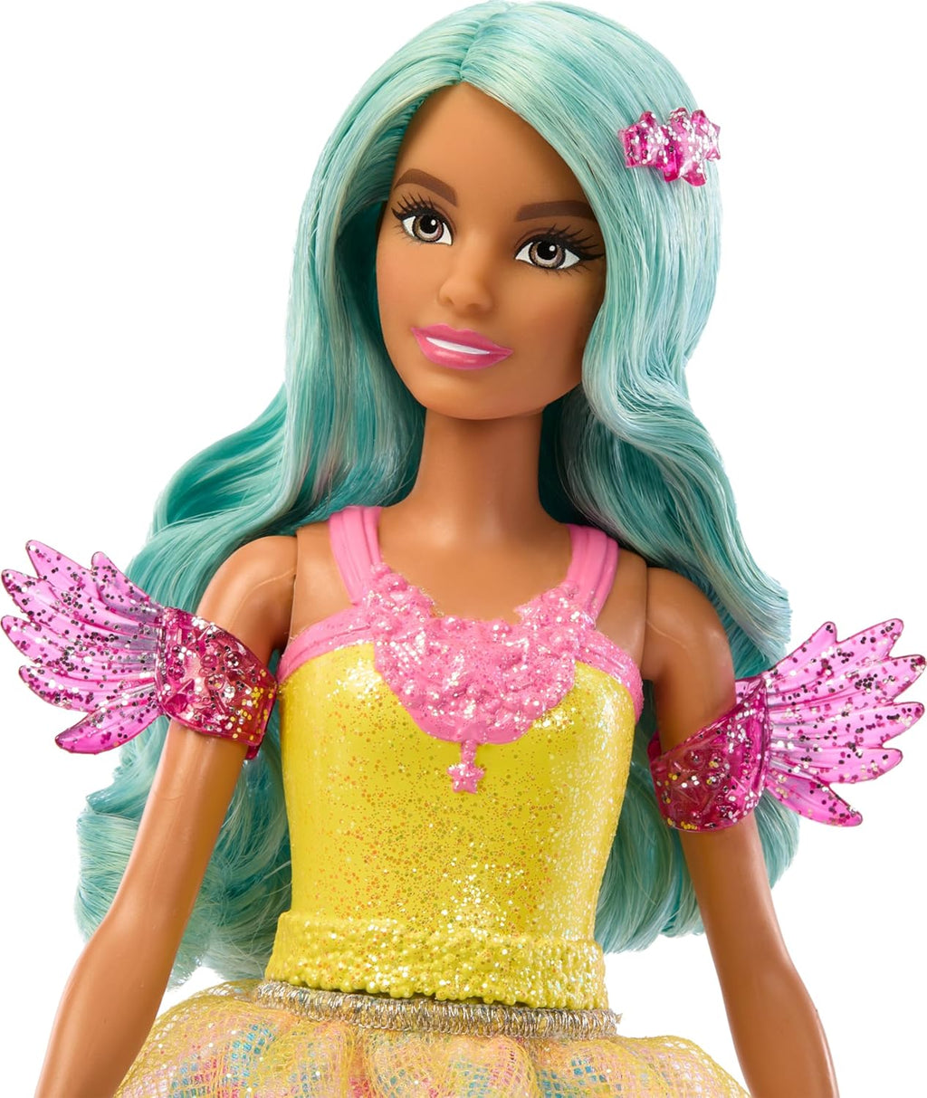 Barbie Teresa Fashion Doll with Fantasy Outfit, Pet, Leash & Styling Pieces I403