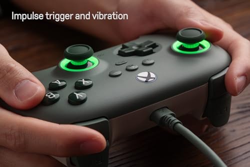 Dark Green Wired Controller with Hall Effect Joysticks for Xbox Series X|S, Xbox One, Windows B766