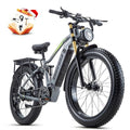 1000W 48V 30AH 26''x4.0 Inch Fat Tire Full Suspension Electric Bike I905194