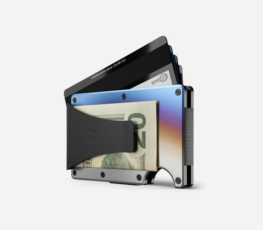 Titanium Cash Strap Wallet F929