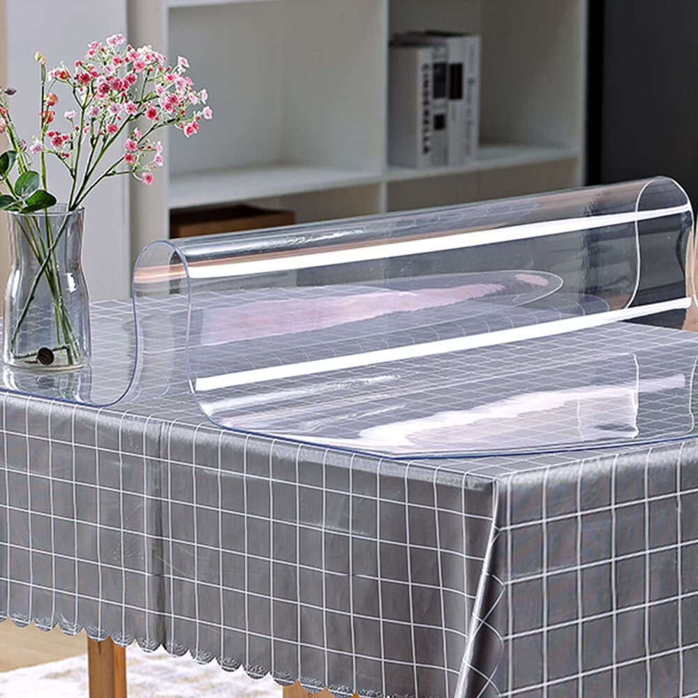 36x60" PVC Waterproof Transparent Tablecloth Q729503