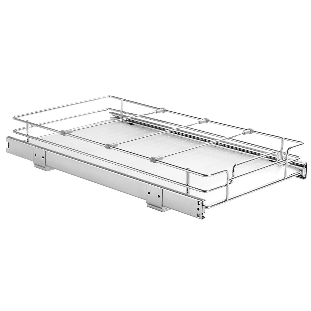 Chrome Steel Heavy Duty Pull Out Cabinet Organizer E753