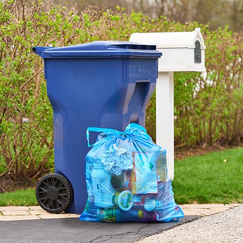 Clear 30 Gallon Trash Bags, 36 Count B51611