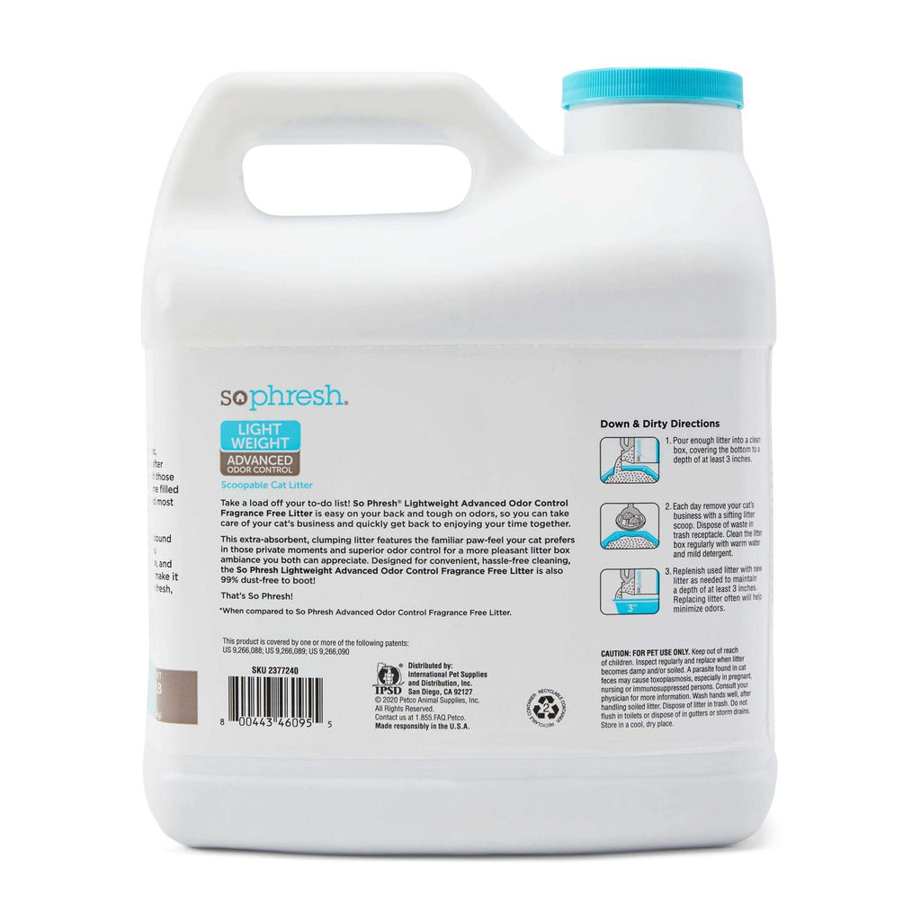 Lightweight Advanced Odor Control Cat Litter F4643