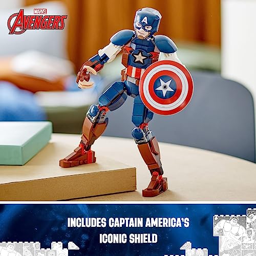 Buildable Captain America Action Figure with Attachable Shield T9719