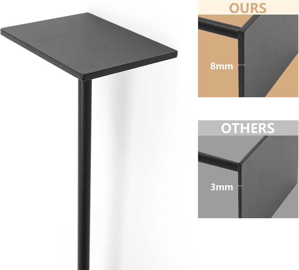 Black Metal 9 Arm Floor Candelabra Holder V8316