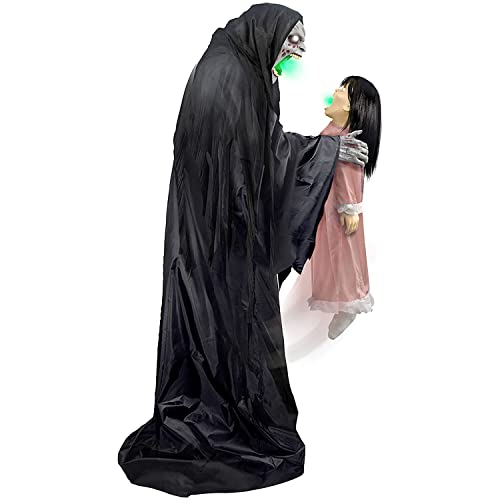 Motion-Activated Talking Halloween Animatronic H62094