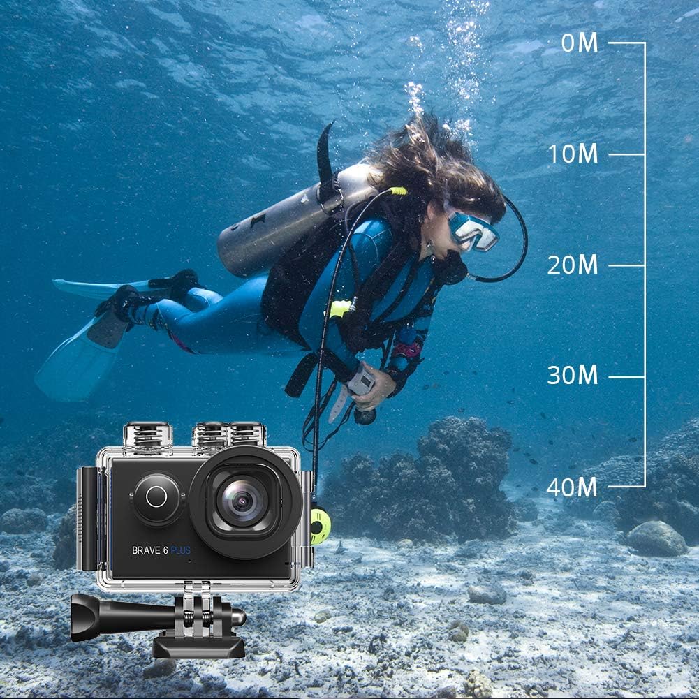 Native 4K30FPS 20MP WiFi Action Camera with Touch Screen W3003
