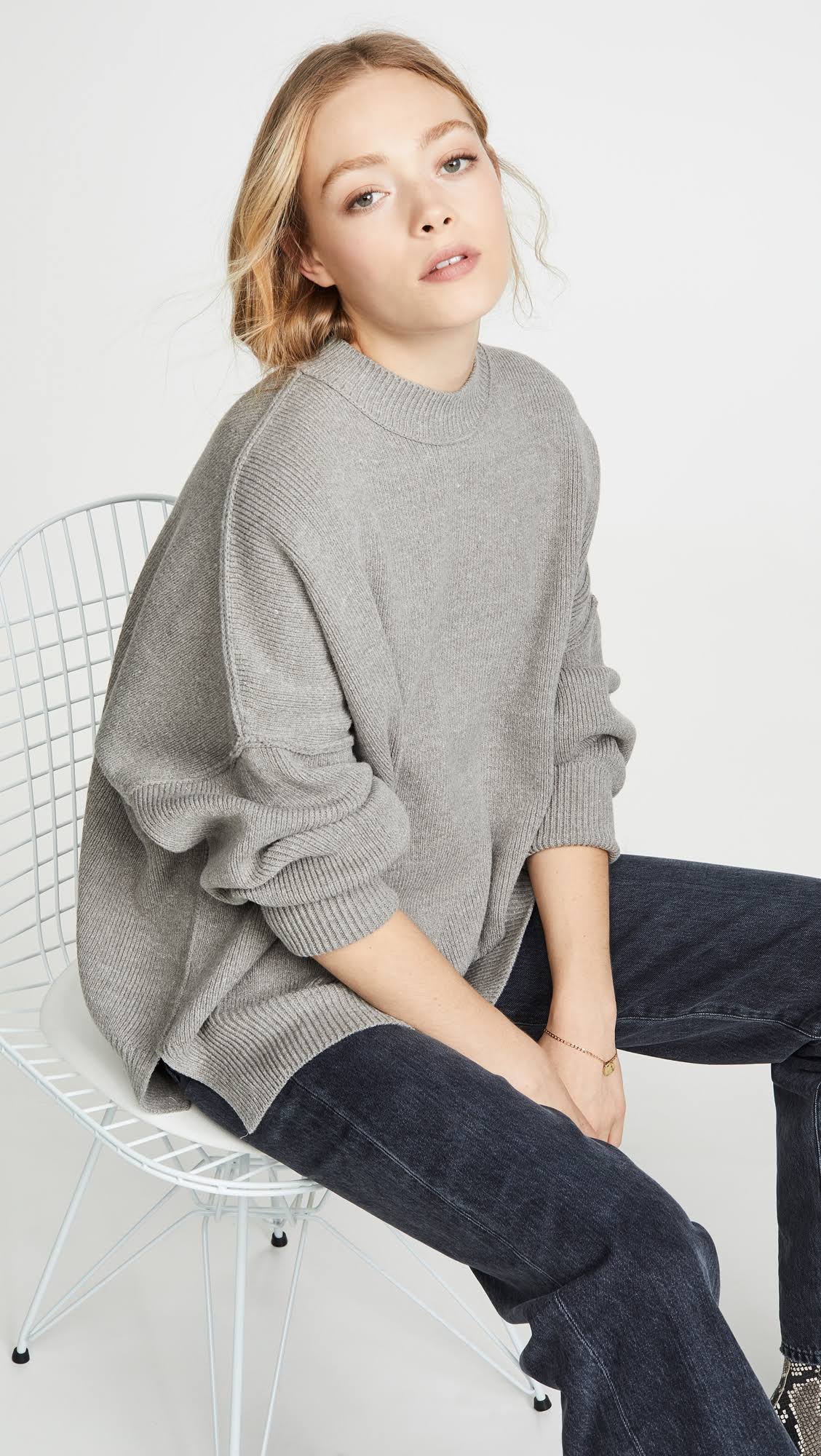 Heather Grey Tunic V80043