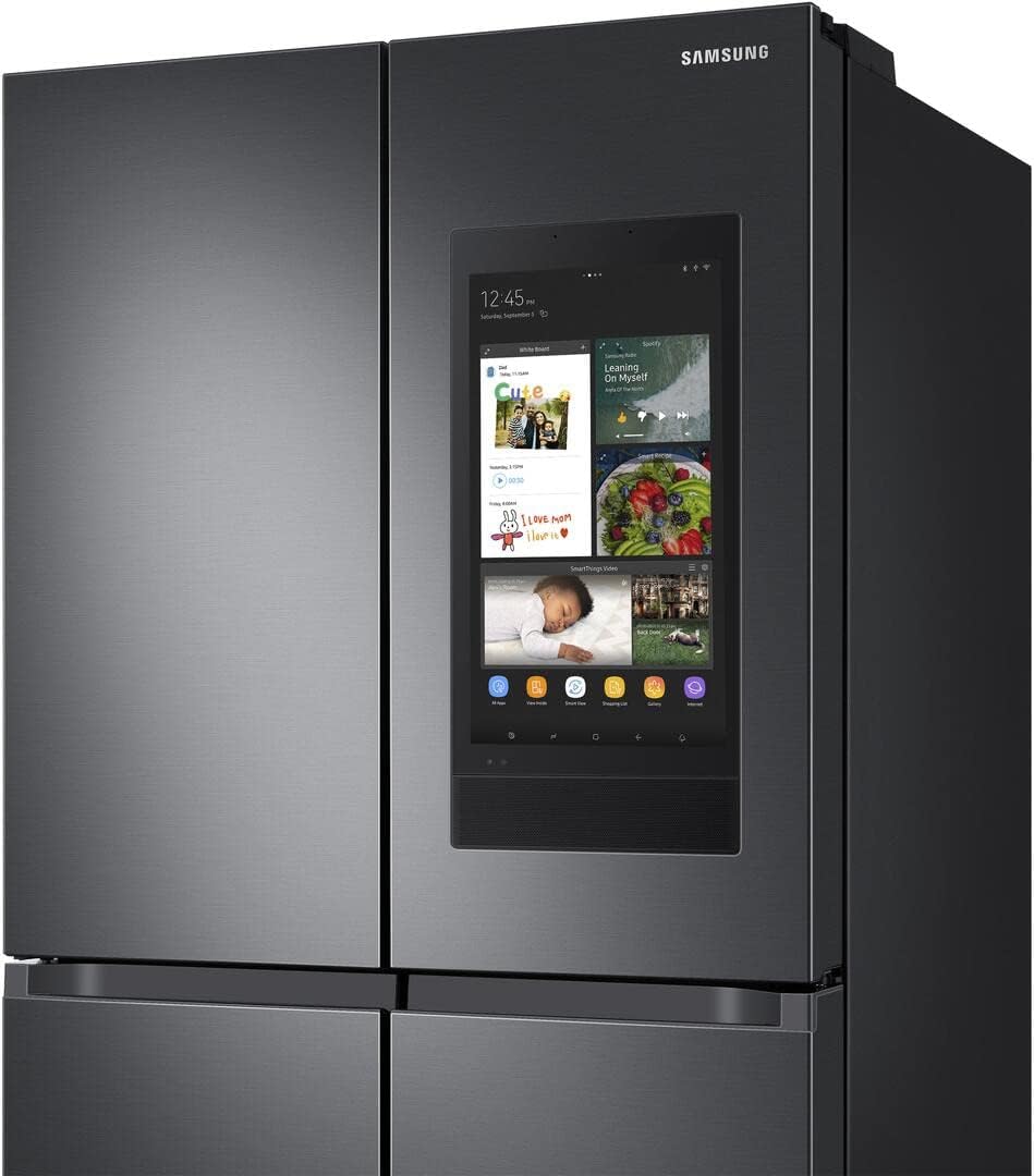 28.6 Cu. Ft. Black Stainless Steel Smart 4-Door Flex Refrigerator A43123