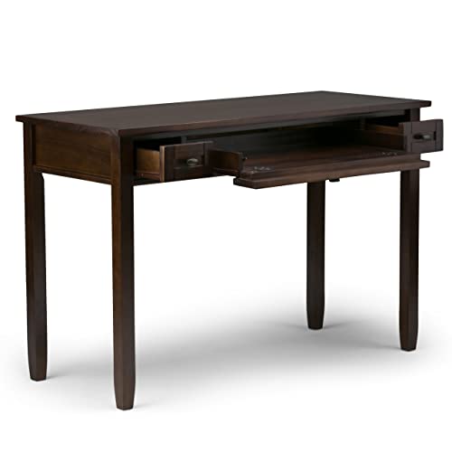 White 2 Drawer Solid Wood Desk V425385