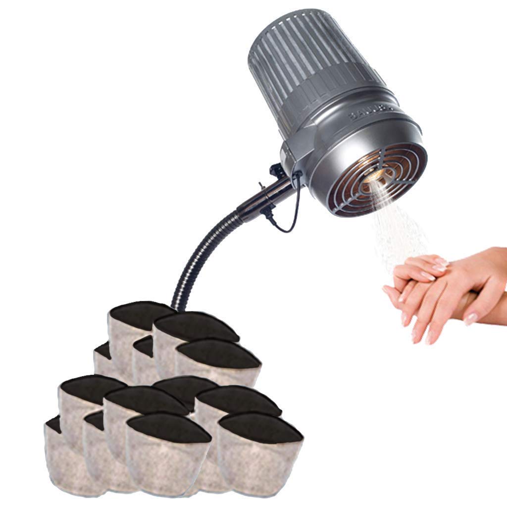 LED Nail Dust Collector with 12 Filters J193