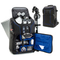 Blue SLR Camera Backpack with Tripod Holder and Laptop Compartment L4932