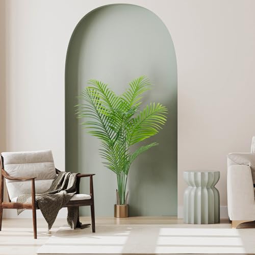 Artificial Areca Palm Plant Faux Tropical Tree 6FT with 15 Trunks (2pack) A3341