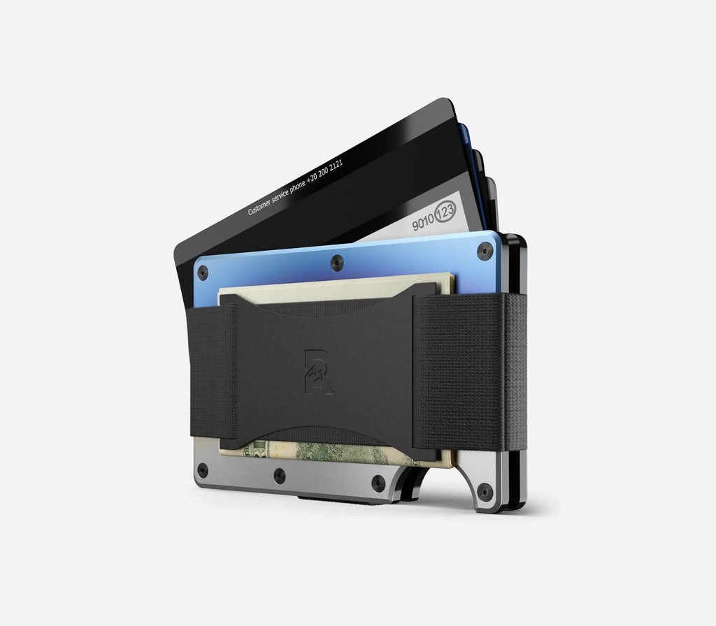 Titanium Cash Strap Wallet F929