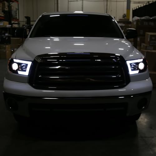 Black Projector Headlights Pair for Toyota Tundra Sequoia Z252931
