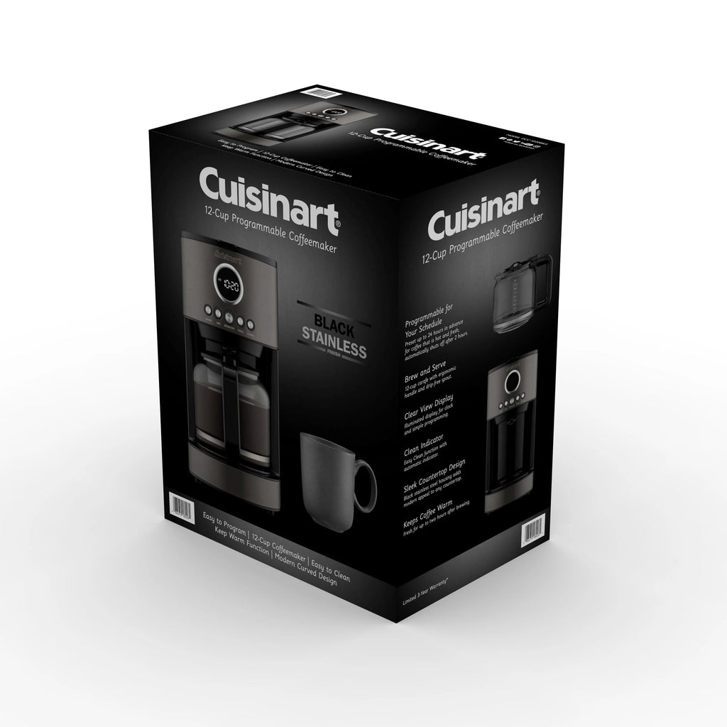 Stainless Steel Black 12 Cup Coffeemaker A48905