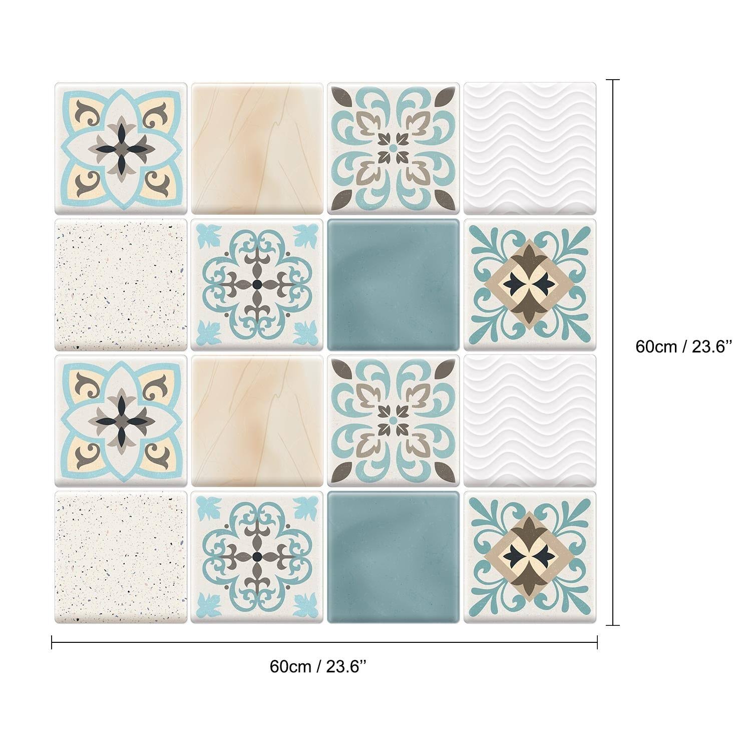 32pcs Peel and Stick Kitchen Backsplash R9225