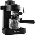 4 Cup Espresso Cappuccino Maker, Black P601