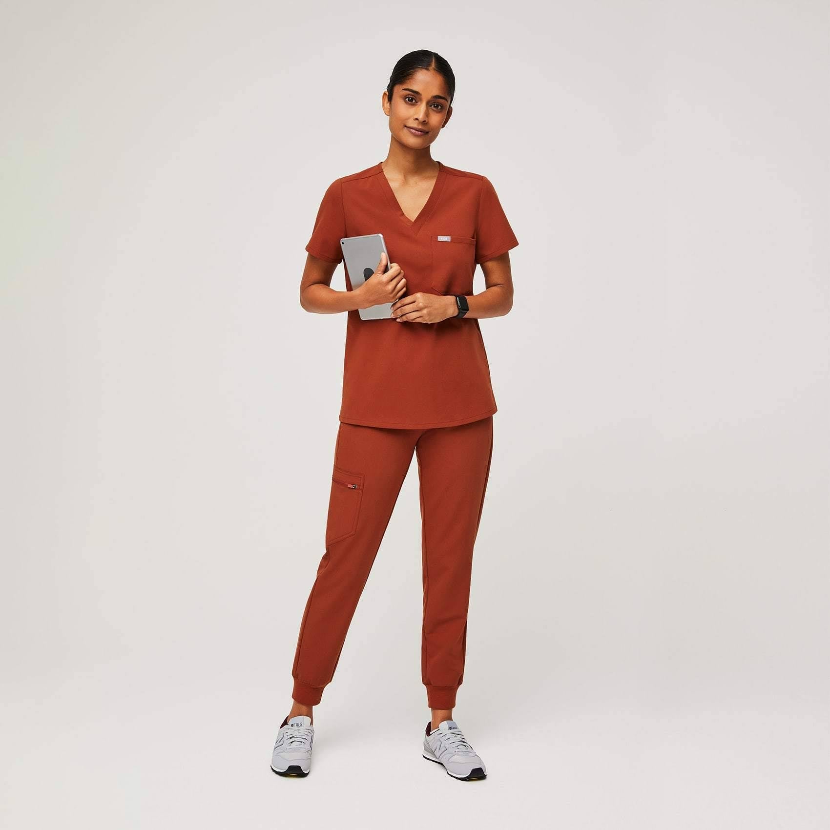 Orange Small Scrub Top P645669