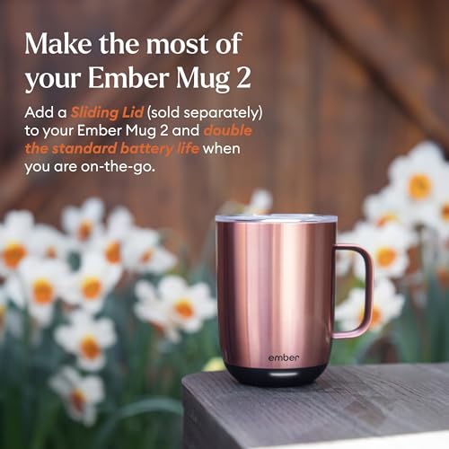 Black 14 Oz Heated Coffee Mug E86013