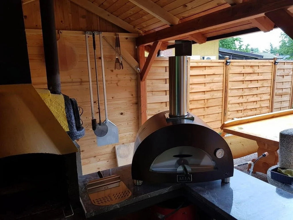 Nano Gas or Wood Fire Hybrid Pizza Oven A9234