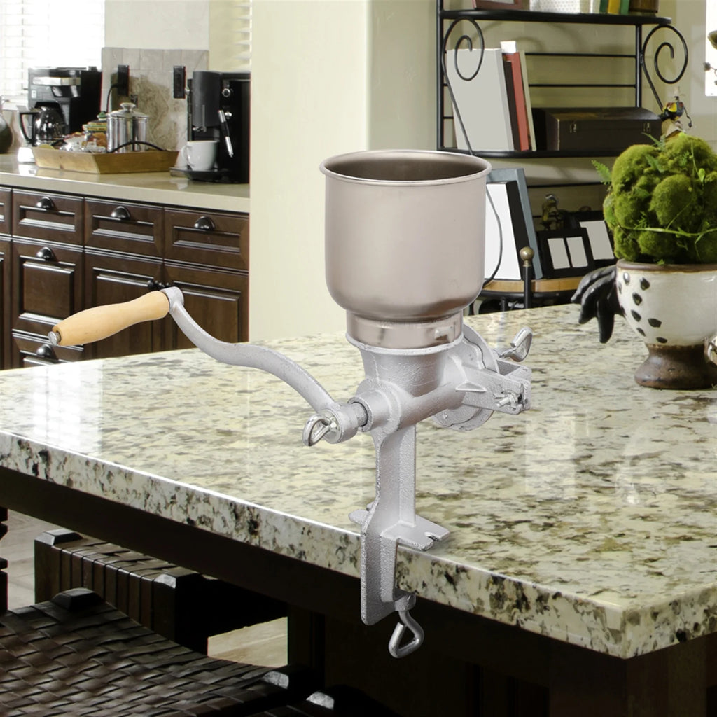 Cast Iron Hand Cranking Grain Grinder D24956