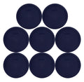 Blue Round Plastic Cover (8-Pack) E3765