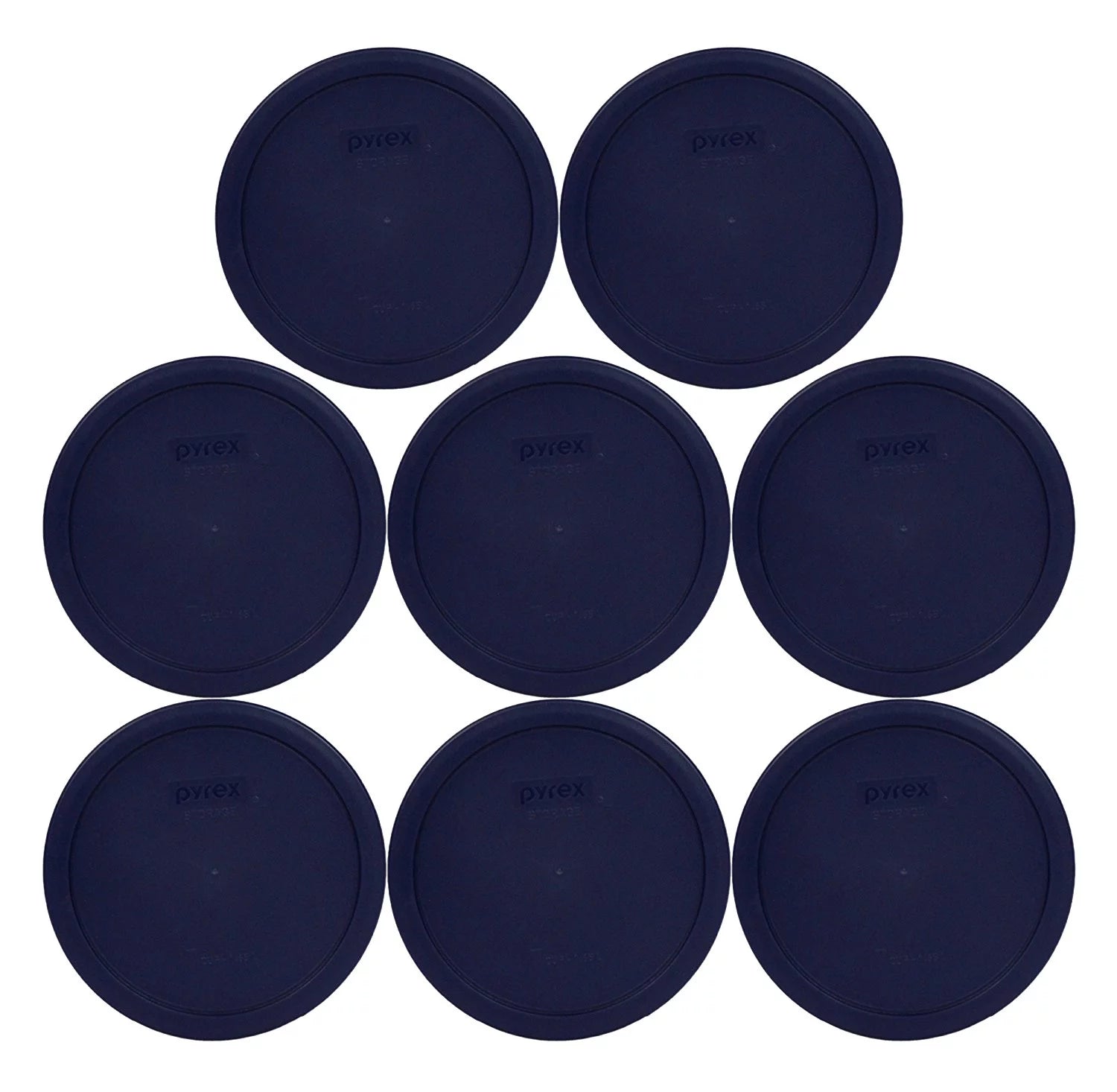 Blue Round Plastic Cover (8-Pack) E3765