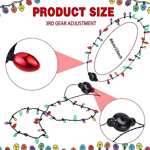 18 Pcs LED Christmas Light Necklace R684671