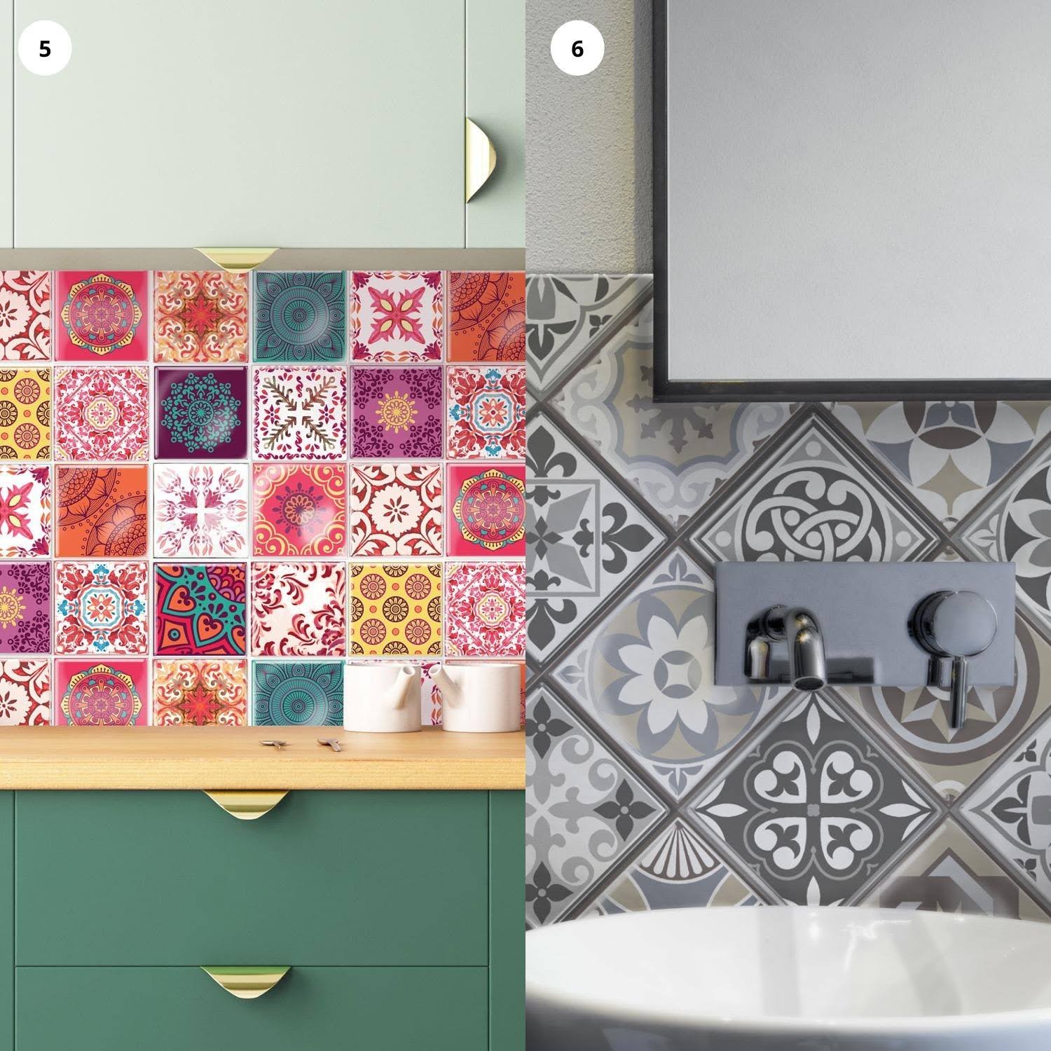 32pcs Peel and Stick Kitchen Backsplash R9225