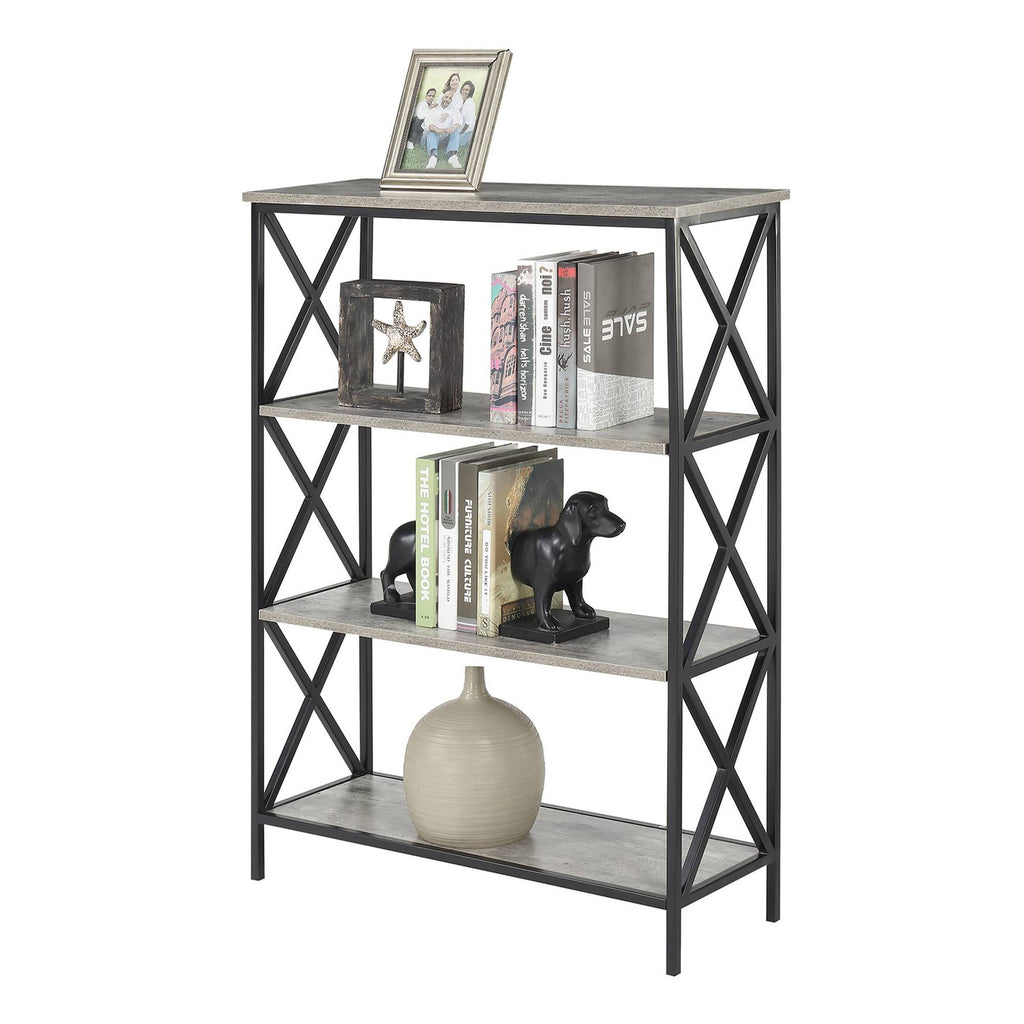 4 Tier Faux Birch Bookcase V747