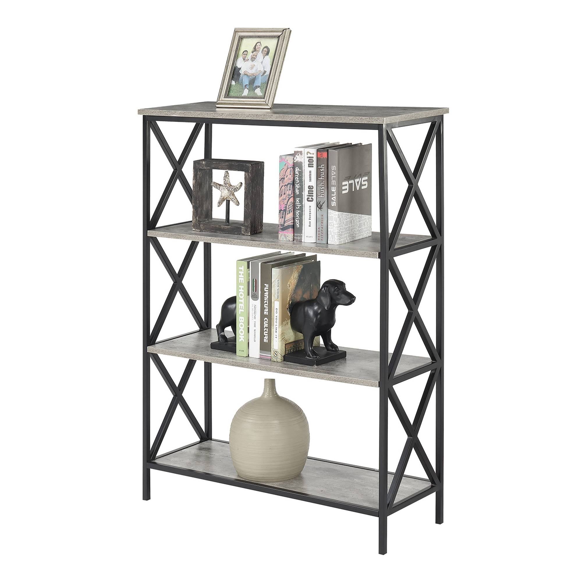 4 Tier Faux Birch Bookcase V747