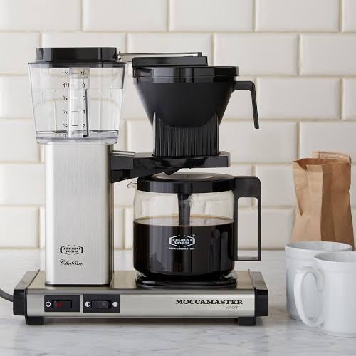 10-Cup Glass Coffee Maker, Brushed Stainless-Steel Z98235
