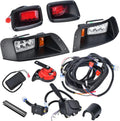 LED Headlight Tail Light Kit 12V with Turn Signal Wire Harness for Gas and Electric Golf Carts X33462